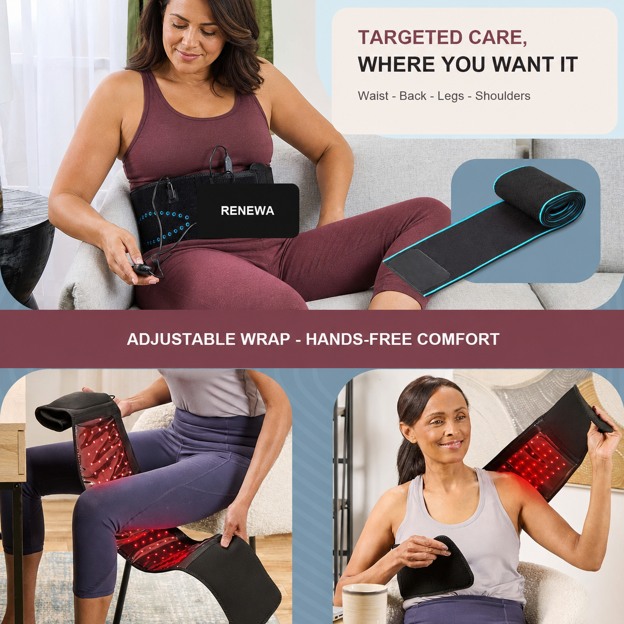 RENEWA CoreGlow™ Red Light Therapy Belt